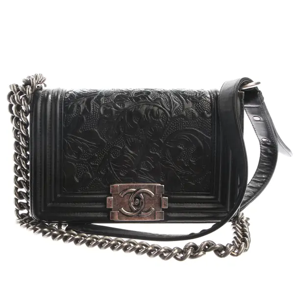 Cross Body Bag in Black, Leather, Chanel