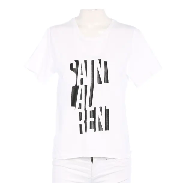 Shirt in Weiß, Baumwolle, Saint Laurent