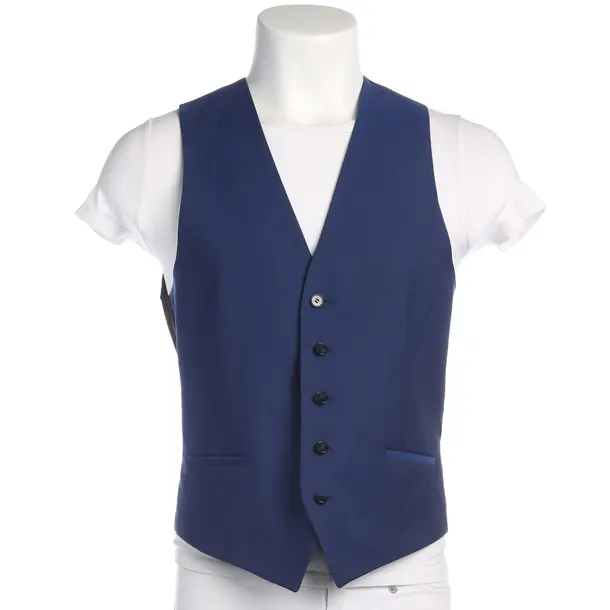 Vest in Blue, Wool, Hugo Boss Red Label