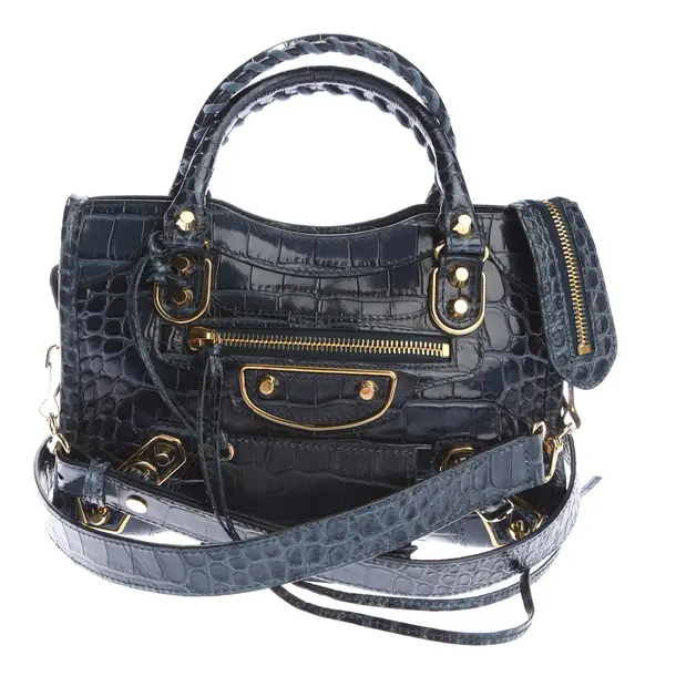 Handtasche in Blau, Leder, Balenciaga