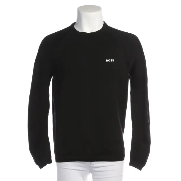 Sweatshirt in Black, Cotton, Hugo Boss Green