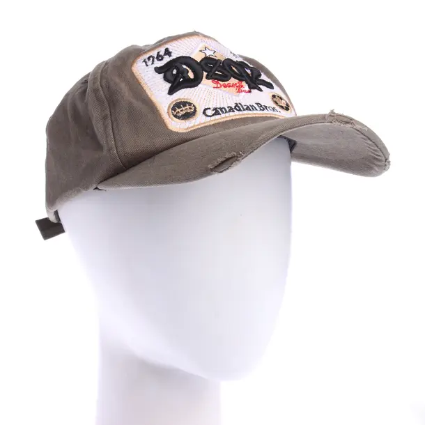 Cap in Grün, Baumwolle, Dsquared