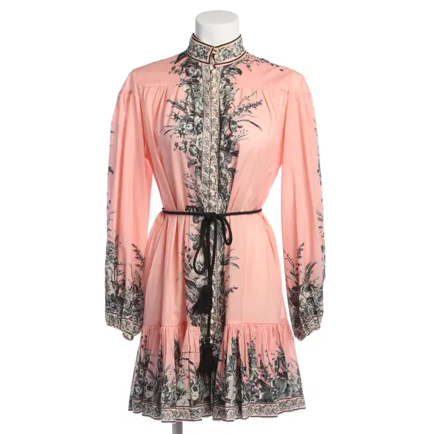 Dress, in Pink, Linen, Zimmermann