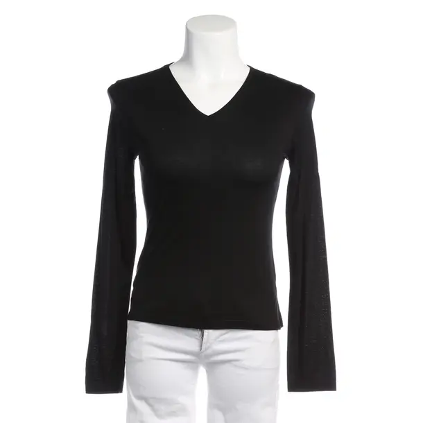 Longsleeve in Schwarz, Baumwolle, Jil Sander