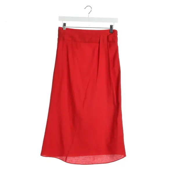 Skirt in Red, Cotton, Vince