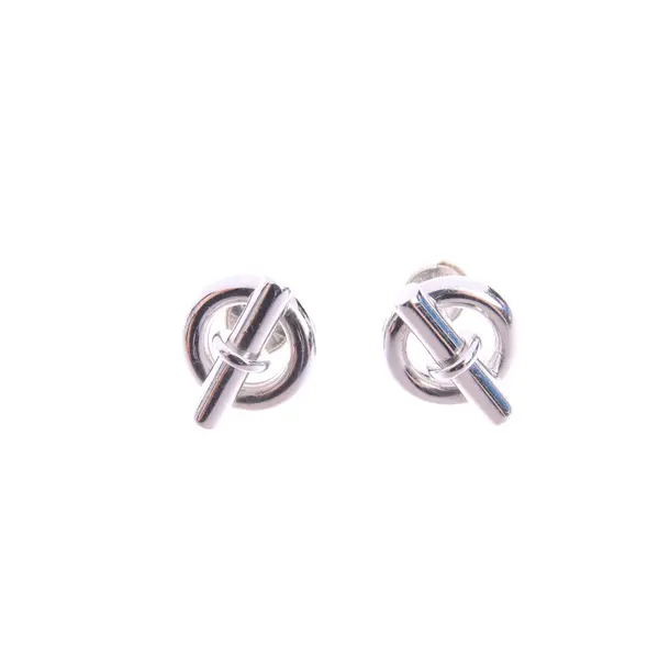 Ohrringe in Metallic, 925er Sterling Silber, Hermès