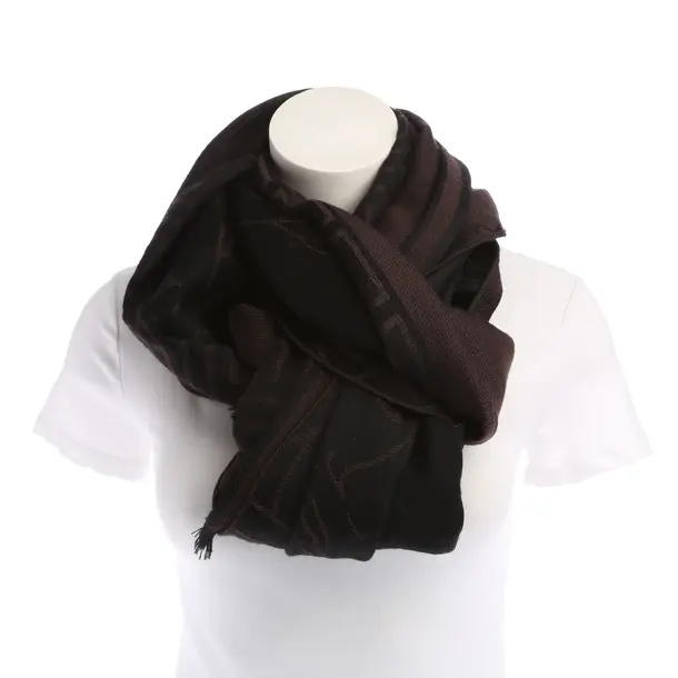 Schal in Schwarz, Kaschmir, Versace