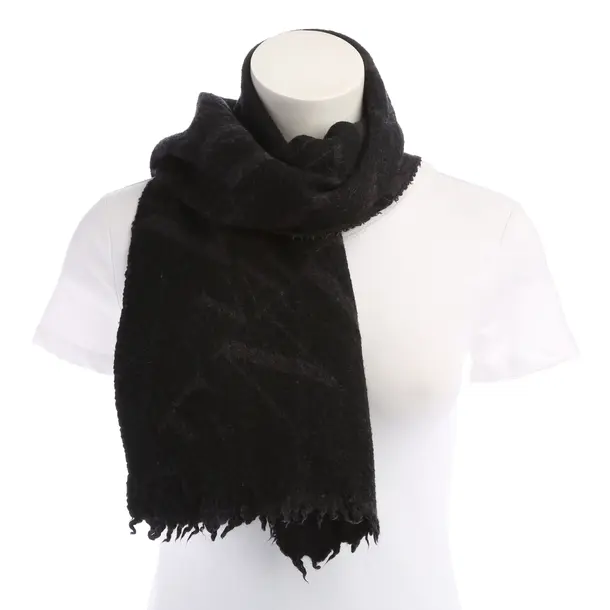 Scarf in Black, Wool, Valentino
