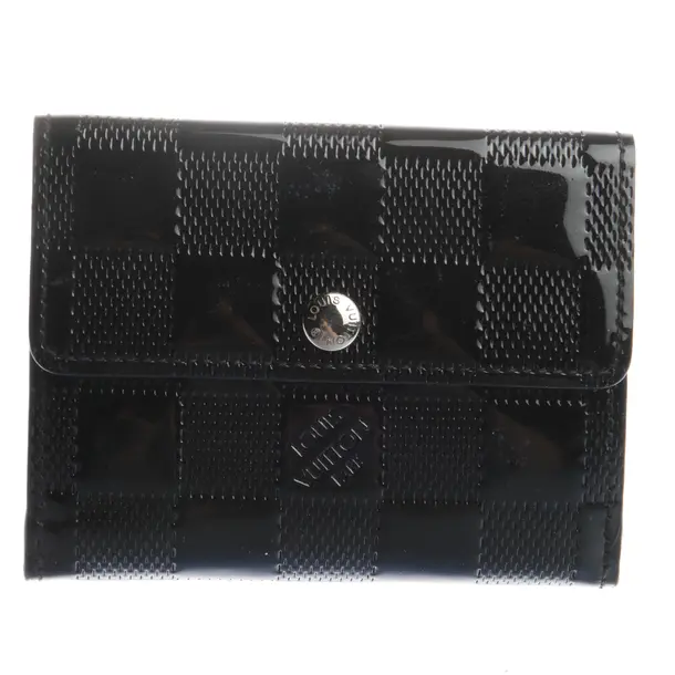 Geldbörse in Schwarz, Leder, Louis Vuitton