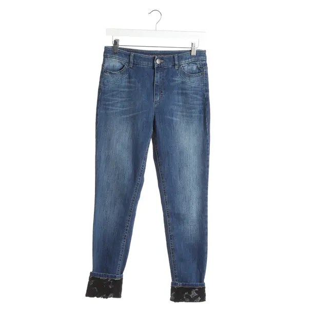 Jeans Straight Fit in Blau, Baumwolle, Marc Cain