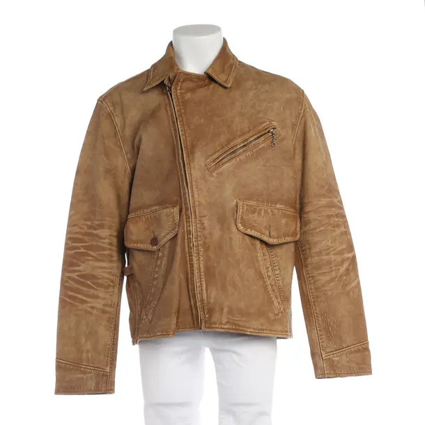 Lederjacke in Braun, Leder, Polo Ralph Lauren