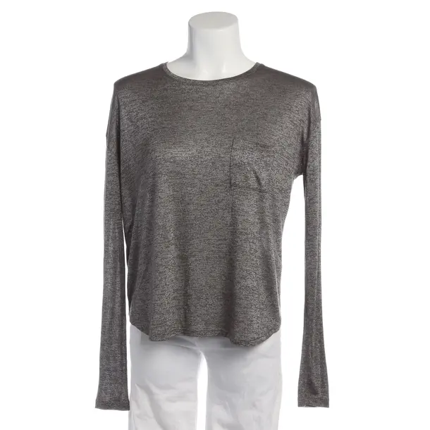 Longsleeve in Grau, Viskose, Vince