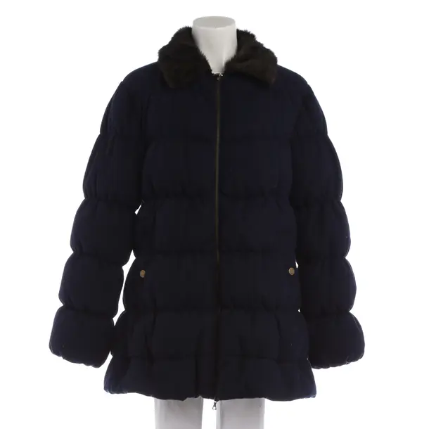 Winter Jacket in Blue, Viscose, Moschino