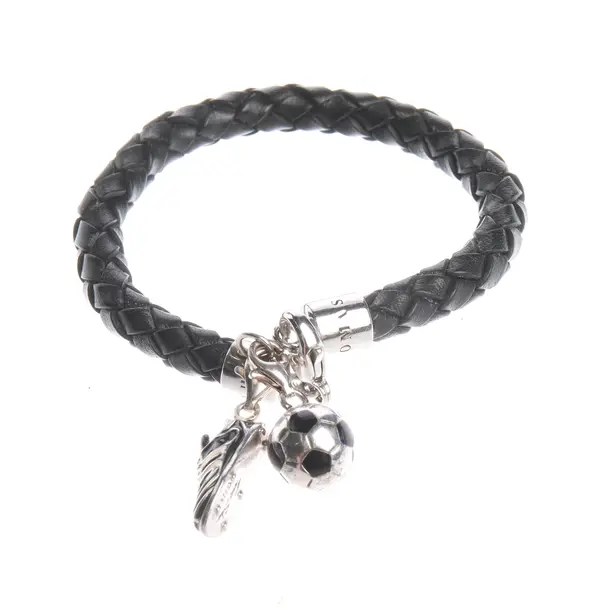Bracelet in Black, Leather, Thomas Sabo