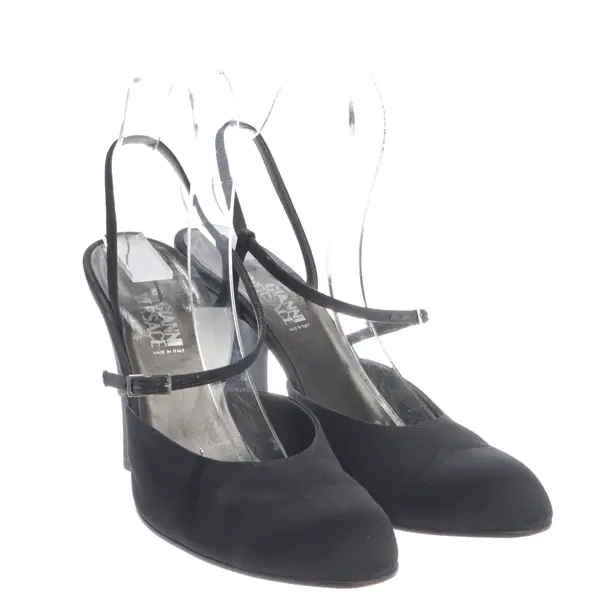 Slingbacks in Black, , Versace