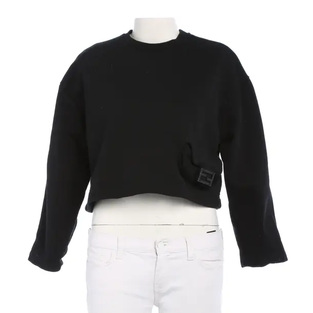 Pullover in Schwarz, Baumwolle, Fendi