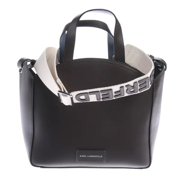 Handbag in Brown, Leather, Karl Lagerfeld