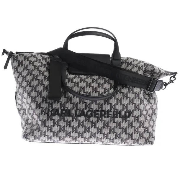 Reisetasche in Mehrfarbig, Baumwolle, Karl Lagerfeld