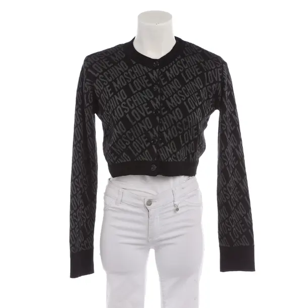 Cardigan in Black, Cotton, Moschino