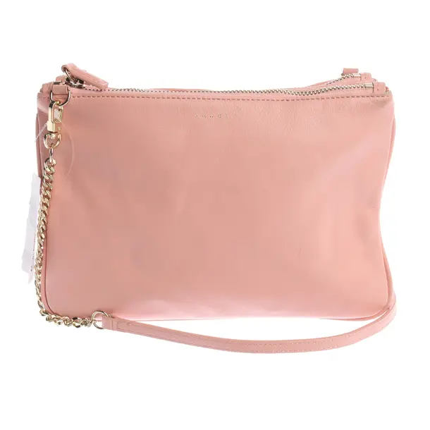 Schultertasche in Rosa, Leder, Sandro