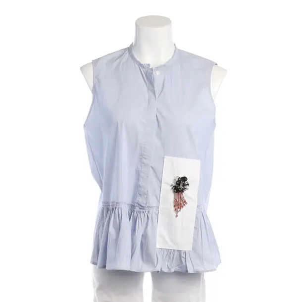 Blouse in Blue, Cotton, Dorothee Schumacher