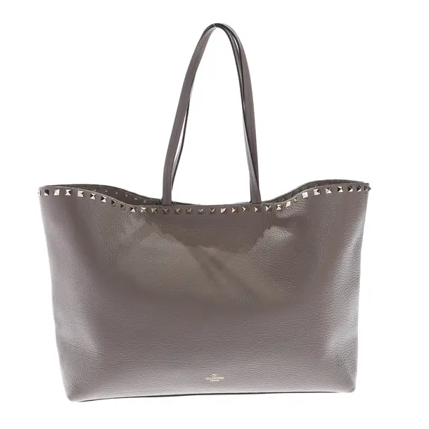 Shopper Bag in Brown, Leather, Valentino