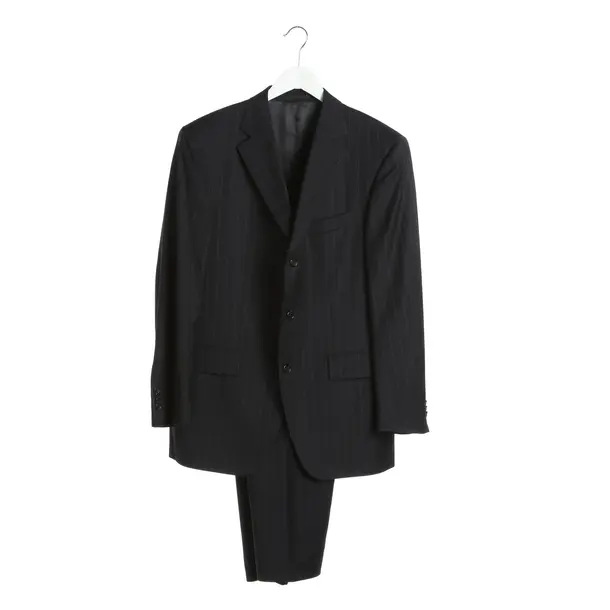 Suit in Black, Wool, Windsor