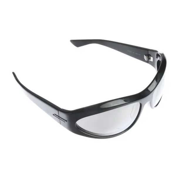 Sonnenbrille in Schwarz, Kunststoff, Bottega Veneta