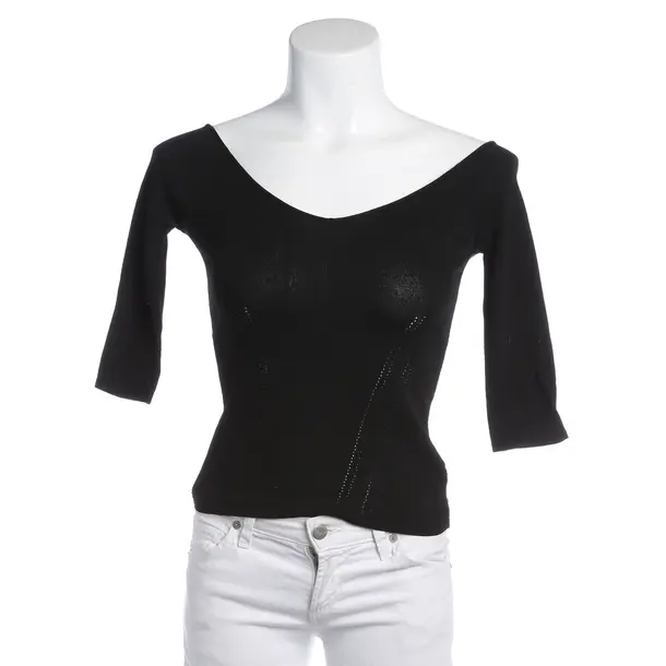 Long Sleeve Shirt in Black, Viscose, Blumarine