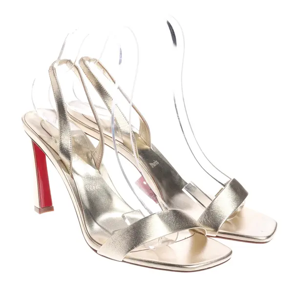 Sandaletten, in Gold, Christian Louboutin