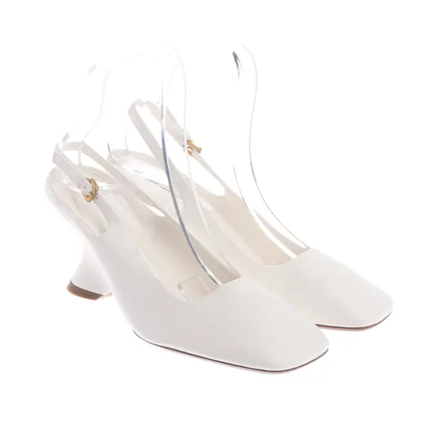 Slingbacks, in Weiß, Dries van Noten