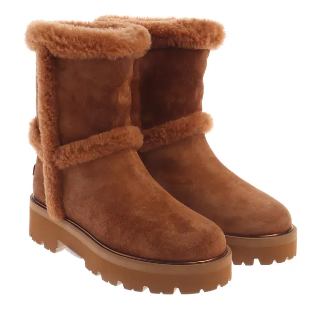 Winter Boots, in Light Brown, Aquazzura