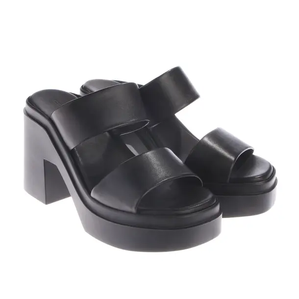 Heeled Sandals, in Black, Clergerie