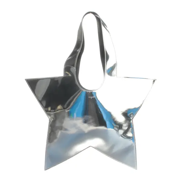 Handbag, in Silver, Leather, Coperni