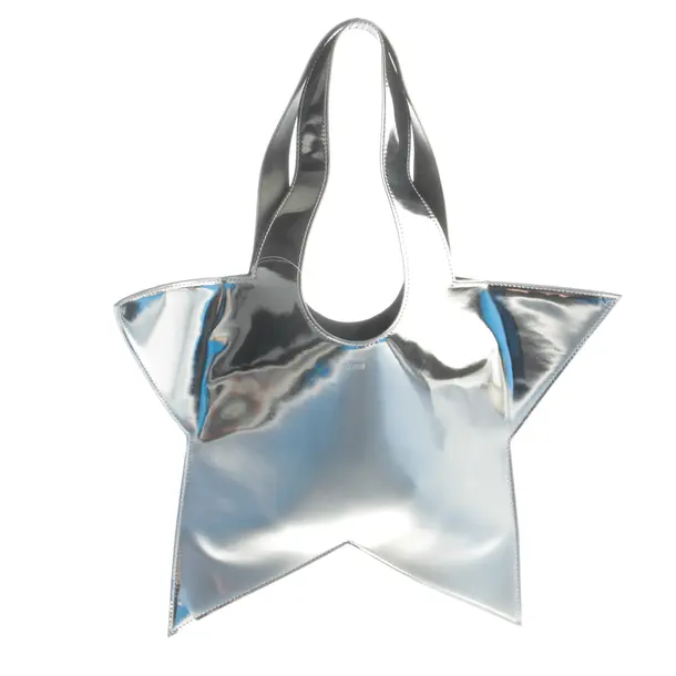 Handbag, in Silver, Leather, Coperni