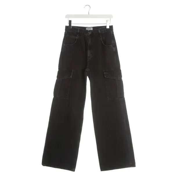 Straight Fit Jeans, in Gray, Cotton, Agolde