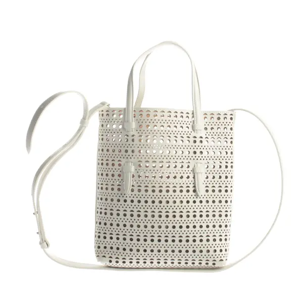 Handbag, in Beige, Leather, Alaia