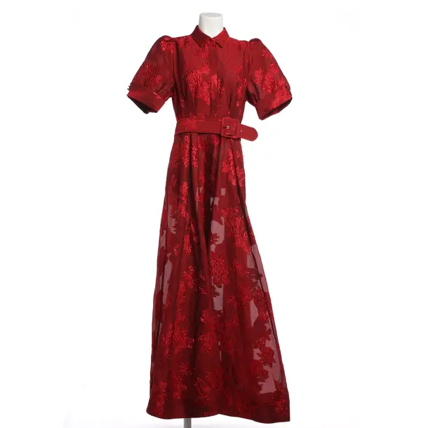 Cocktail Dress, in Red, Polyester, Rebecca Vallance