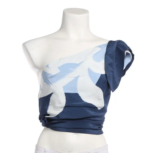 Top, in Blau, Seide, SIR