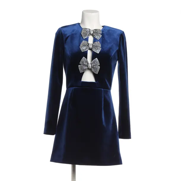 Cocktail Dress, in Navy, Polyester, Rebecca Vallance