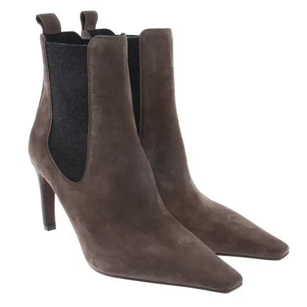 Ankle Boots, in Brown, Brunello Cucinelli