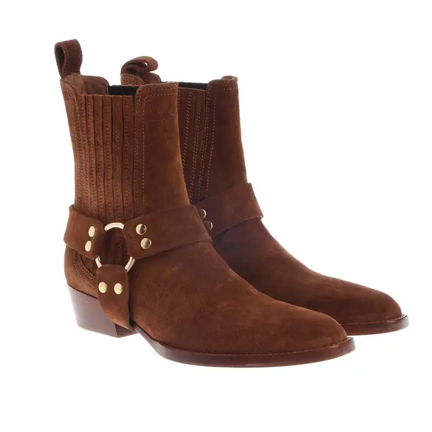 Biker Boots, in Hellbraun, Paris Texas