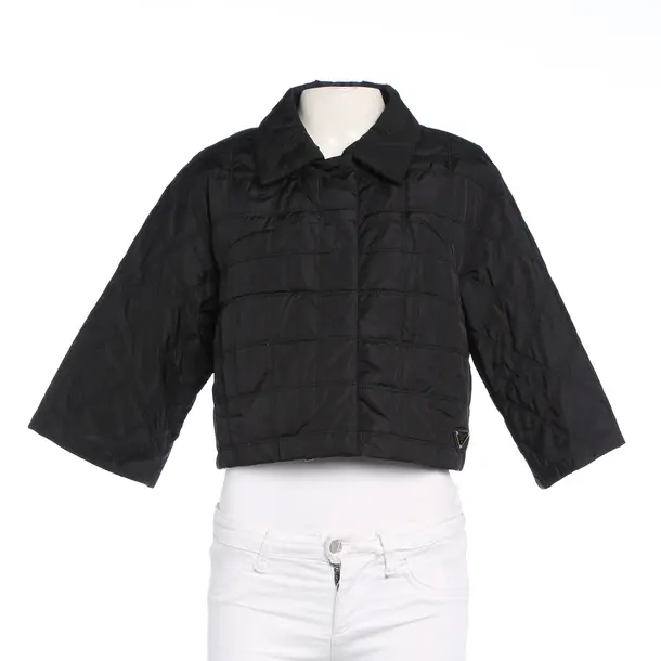 Übergangsjacke in Schwarz, Polyimid, Prada