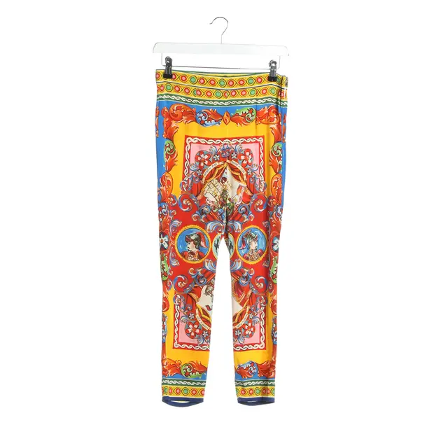 Hose in Mehrfarbig, Seide, Dolce & Gabbana