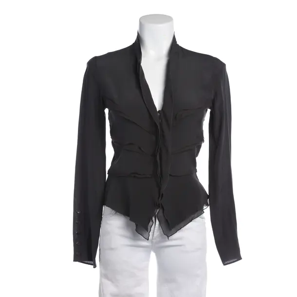 Bluse in Grau, Seide, Max Mara