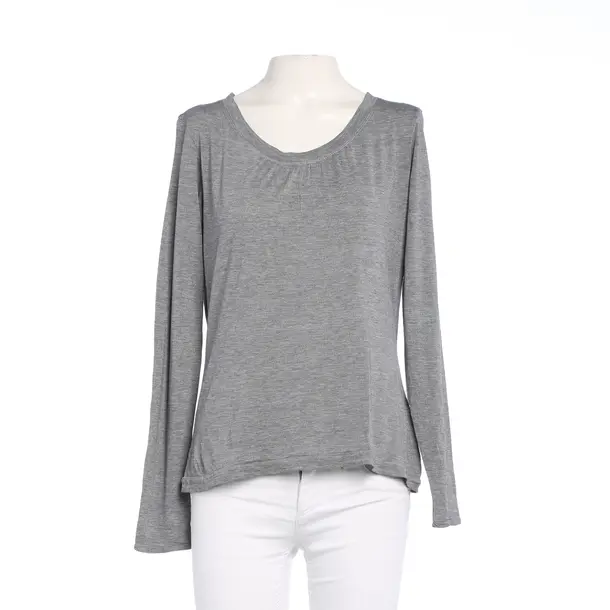 Longsleeve in Grau, Seide, Windsor