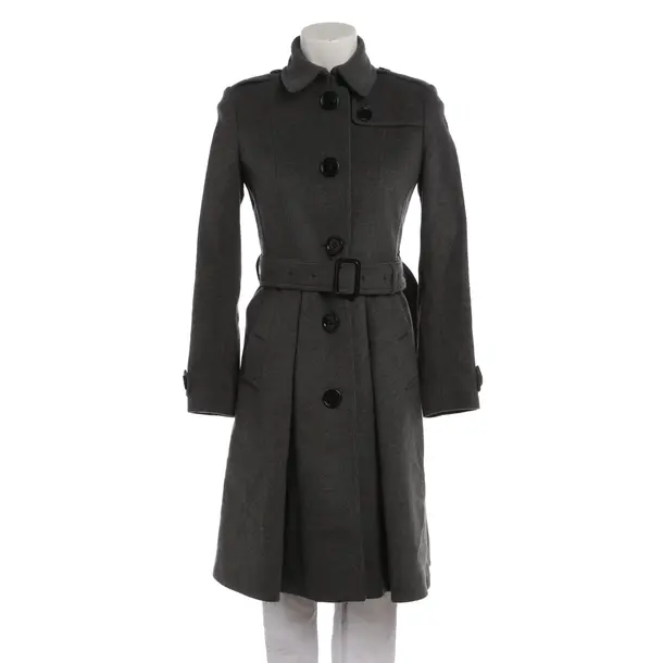 Mid-Season Coat in Gray, Wool, Burberry London