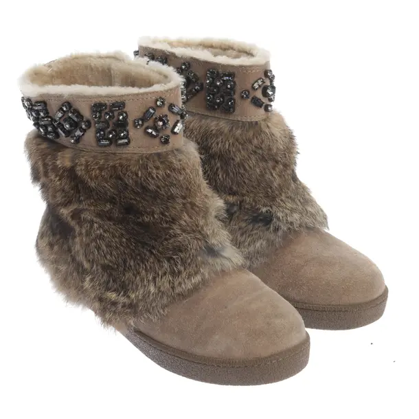 Winter Boots in Brown, , Tory Burch