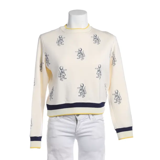 Sweatshirt in White, Viscose, Maje