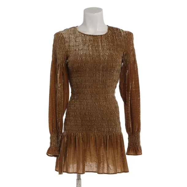 Kleid in Braun, Polyester, LoveShackFancy